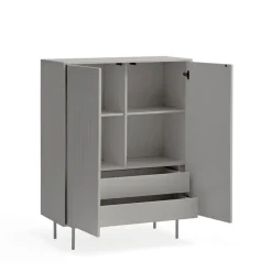 SIERRA Buffet haut en bois 2 portes 2 tiroirs
