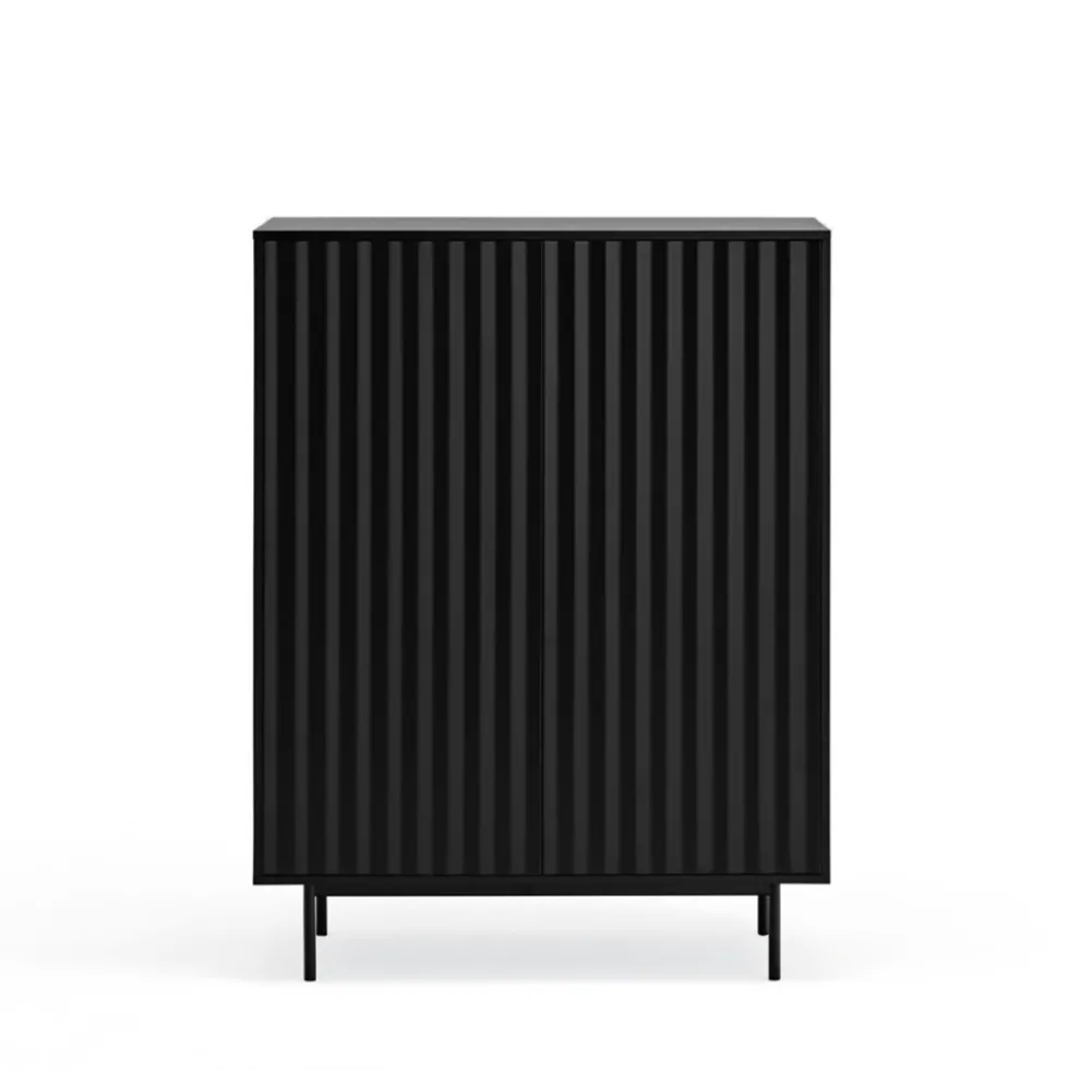 SIERRA Buffet haut en bois 2 portes 2 tiroirs