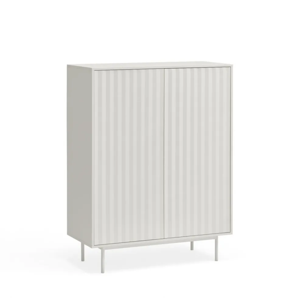 SIERRA Buffet haut en bois 2 portes 2 tiroirs