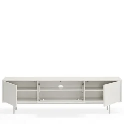 SIERRA Meuble TV en bois 3 portes L180cm