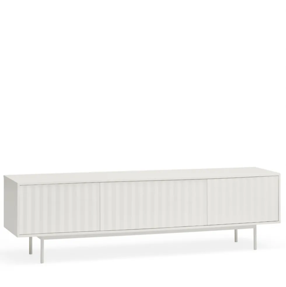 SIERRA Meuble TV en bois 3 portes L180cm