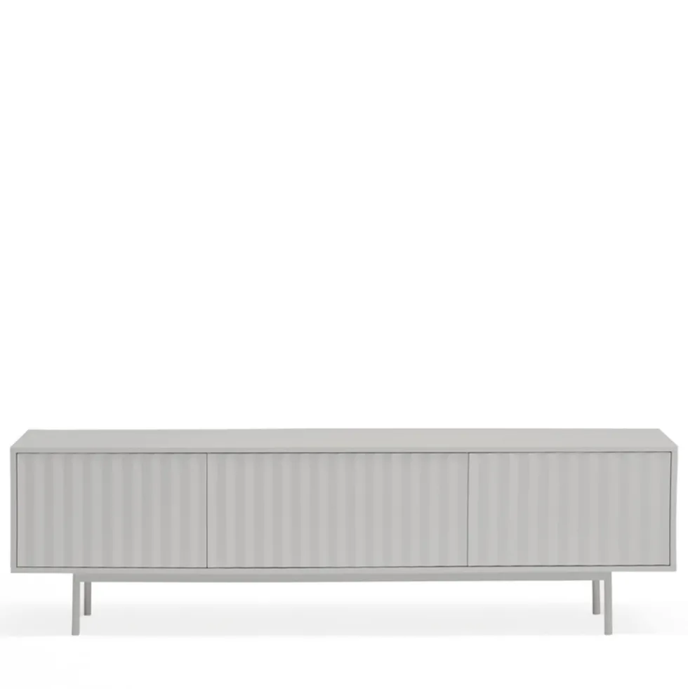 SIERRA Meuble TV en bois 3 portes L180cm