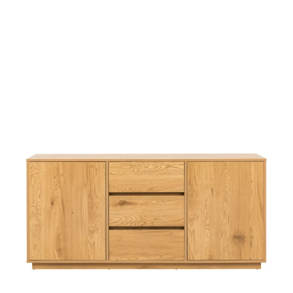 SINCE Buffet 2 portes, 3 tiroirs en bois L180cm