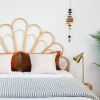 SINGARAJA Tête de lit design en rotin 160cm