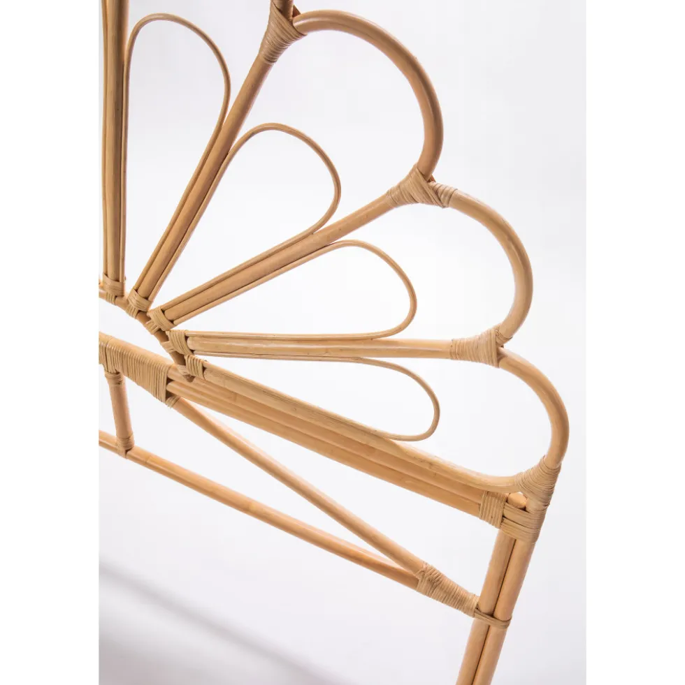 SINGARAJA Tête de lit design en rotin 160cm