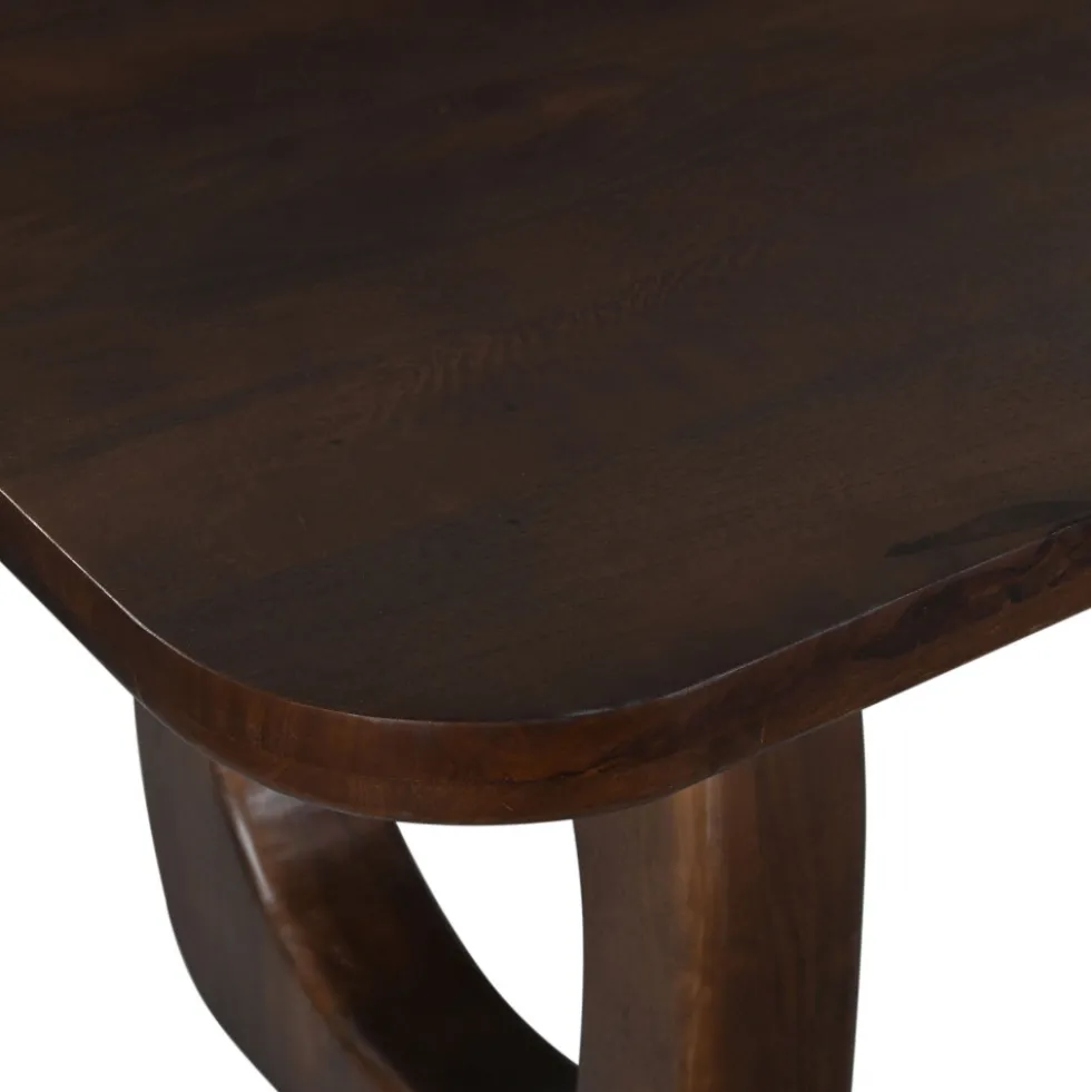 SINJAI Table à manger 8 personnes en bois massif
