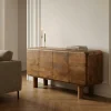 SIRA Buffet 4 portes en bois massif L160cm