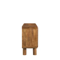 SIRA Buffet 4 portes en bois massif L160cm
