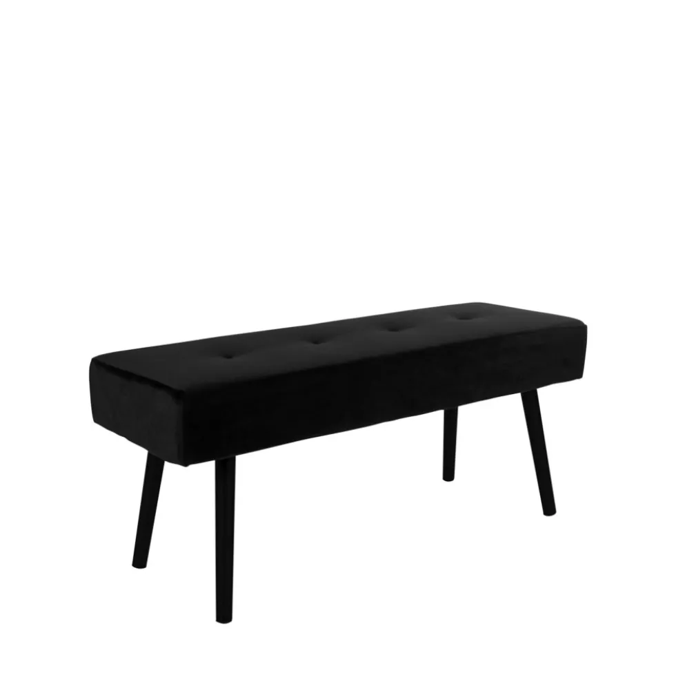 SKIBY Banc en velours L100cm