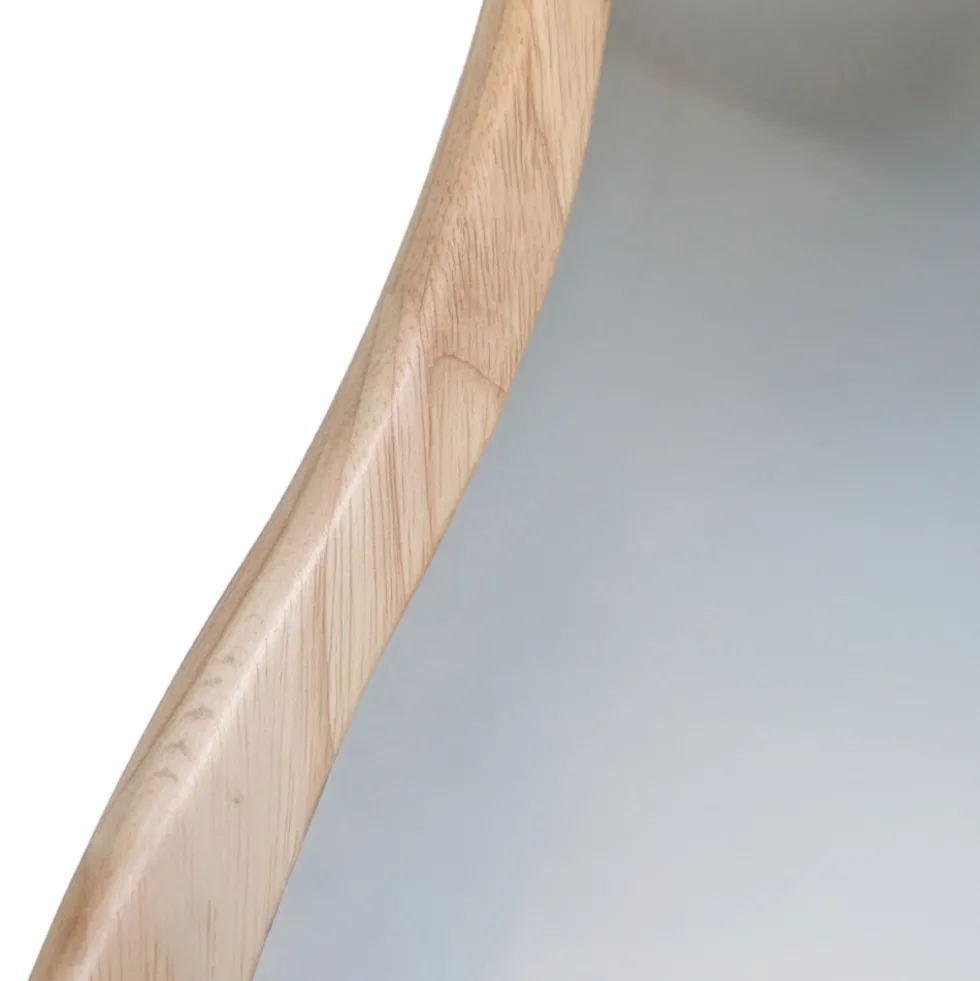 SOLEA Miroir organique en bois 70x180cm