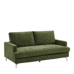 SOPHIE Canapé 3 places en tissu pieds chrome
