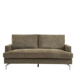 SOPHIE Canapé 3 places en tissu pieds chrome