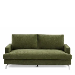 SOPHIE Canapé 3 places en tissu pieds chrome