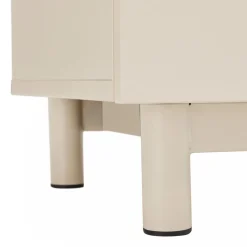 STANLEY Buffet 3 portes en bois et métal L160cm
