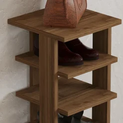 STATE Étagère à chaussures en bois H110cm