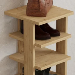 STATE Étagère à chaussures en bois H110cm