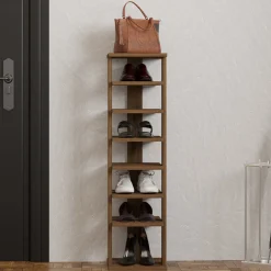 STATE Étagère à chaussures en bois H110cm
