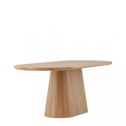 STJARNO Table à manger 8 personnes ovale en bois