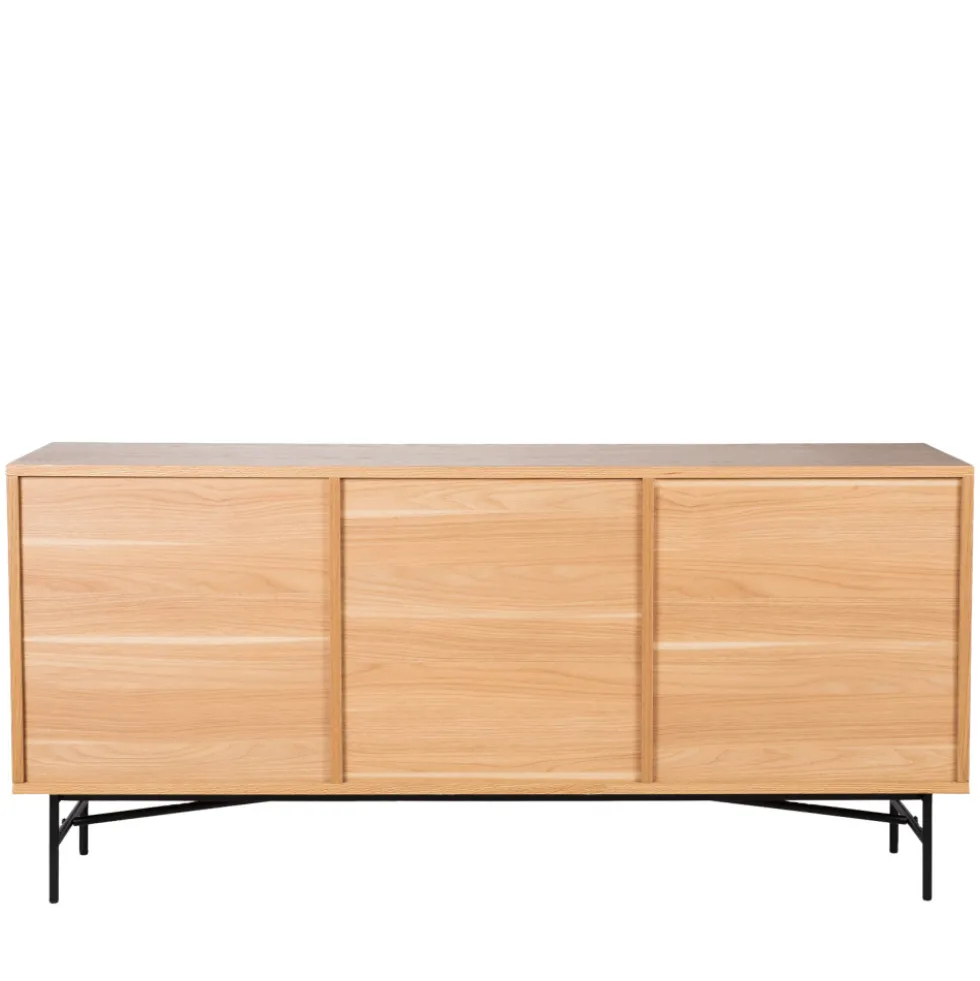 SVEG Buffet 2 portes 3 tiroirs en bois L160cm
