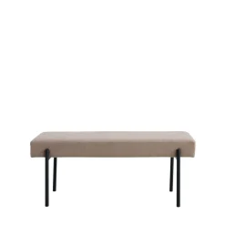SWINDONBanc en tissu et métal L100cm