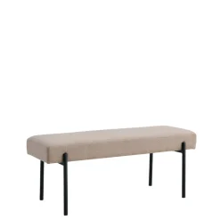 SWINDONBanc en tissu et métal L100cm