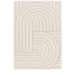 TARNA Tapis contemporain à motif géométrique