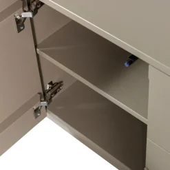 TEO Meuble TV 5 portes en bois L180cm