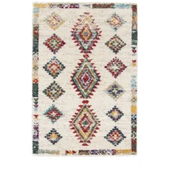 TIKI Tapis d'inspiration berbère à losanges