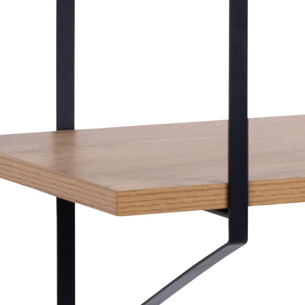 TOCRO Etagère murale en bois et métal L191cm
