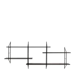 TOCRO Etagère murale en bois et métal L191cm