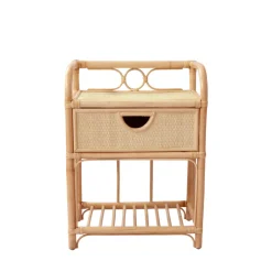 TONDANO Table de chevet en rotin