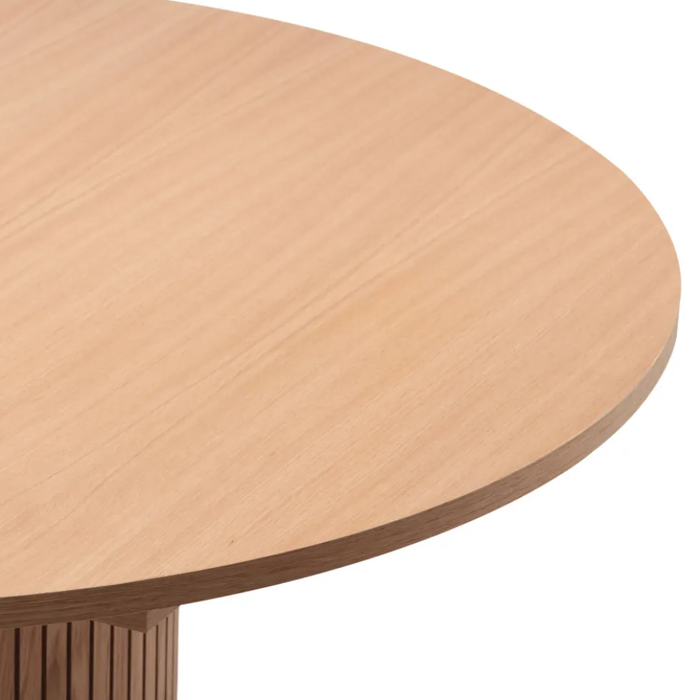 TOSCANA Table à manger extensible 4 à 6 personnes en bois ø120-160x120cm