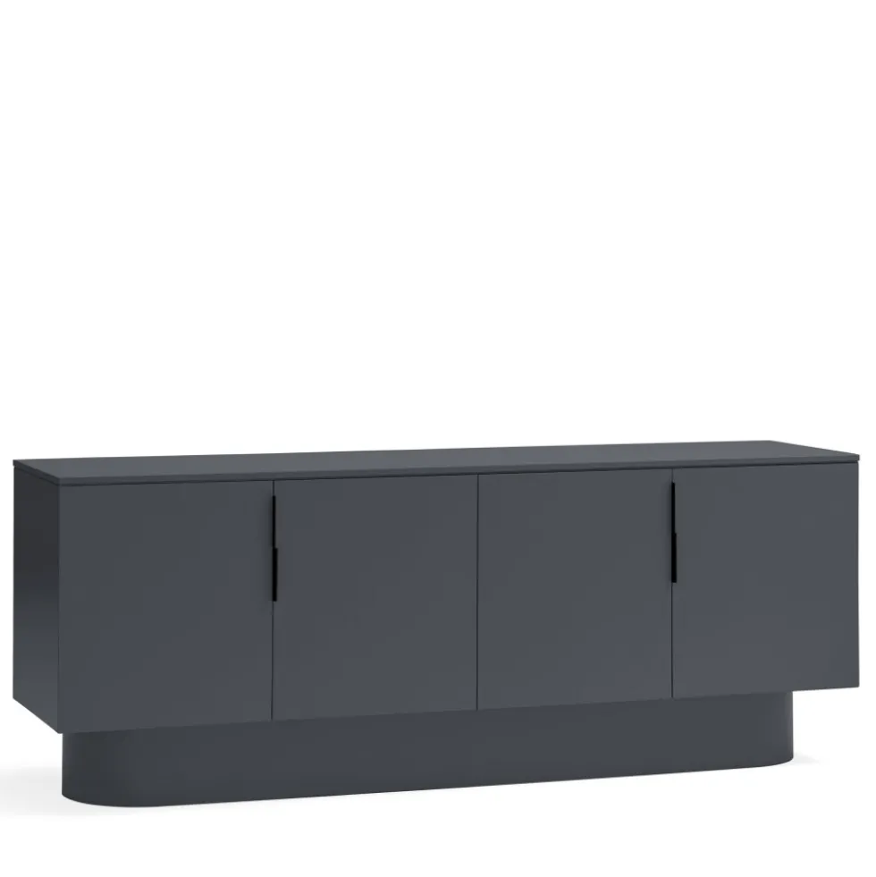 TOTEM Buffet 4 portes en bois L200cm