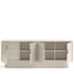 TOTEM Buffet 4 portes en bois L200cm