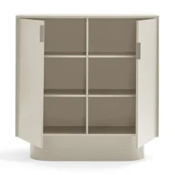 TOTEM Buffet haut 2 portes en bois L100 cm