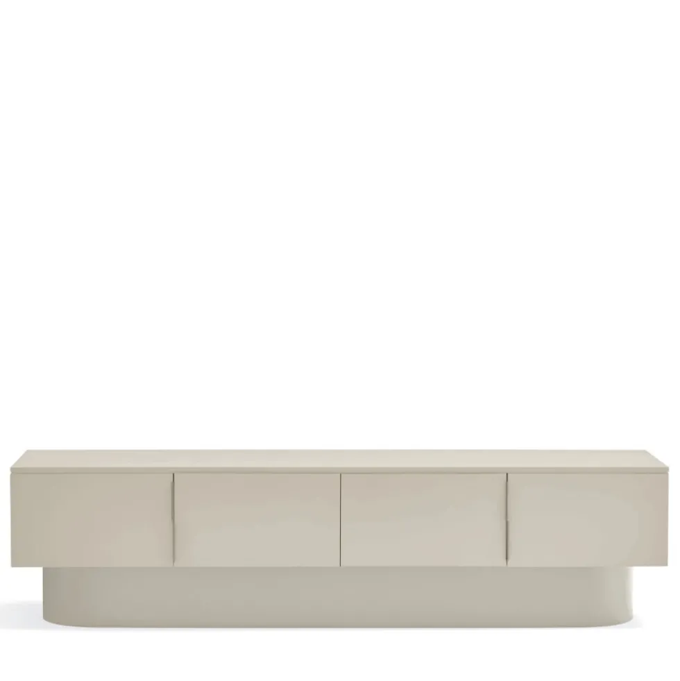 TOTEM Meuble TV 4 portes en bois L200 cm