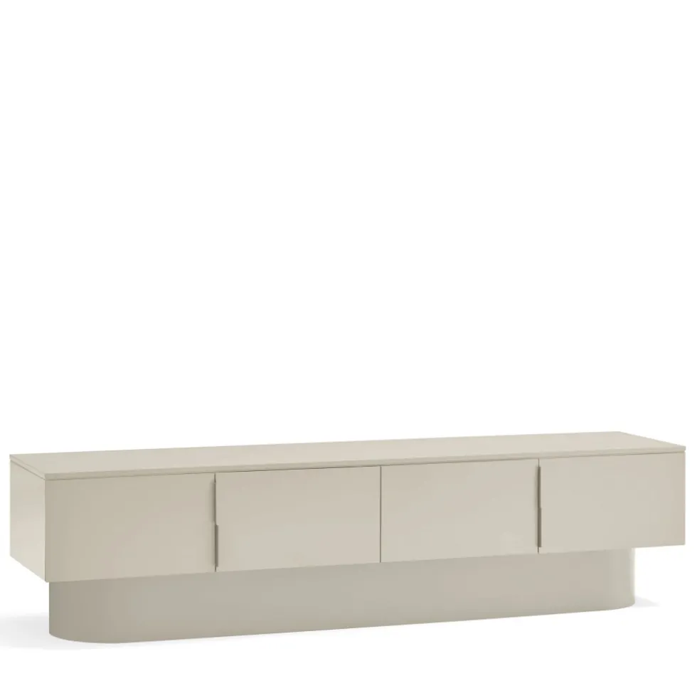 TOTEM Meuble TV 4 portes en bois L200 cm