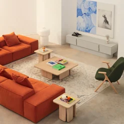 TOTEM Meuble TV 4 portes en bois L200 cm