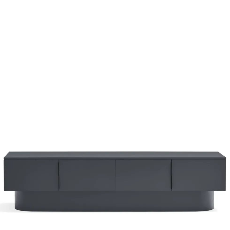 TOTEM Meuble TV 4 portes en bois L200 cm