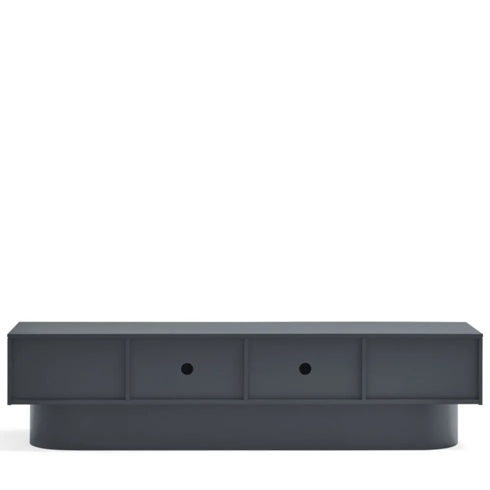 TOTEM Meuble TV 4 portes en bois L200 cm