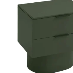 TOTEM Table de chevet 2 tiroirs en bois