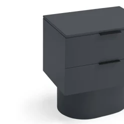 TOTEM Table de chevet 2 tiroirs en bois