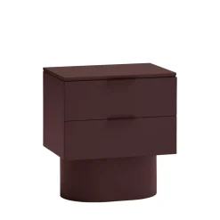 TOTEM Table de chevet 2 tiroirs en bois