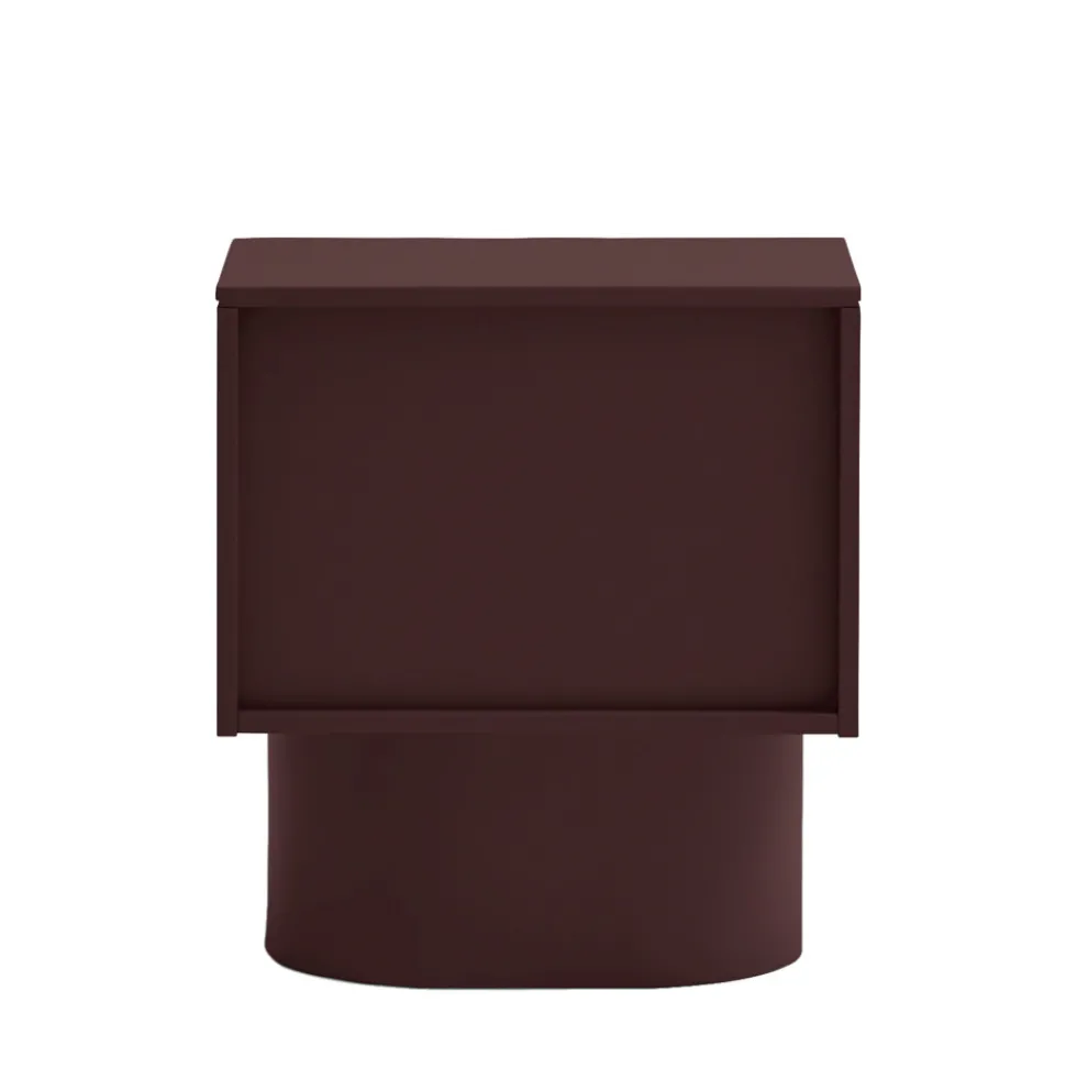 TOTEM Table de chevet 2 tiroirs en bois
