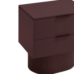 TOTEM Table de chevet 2 tiroirs en bois