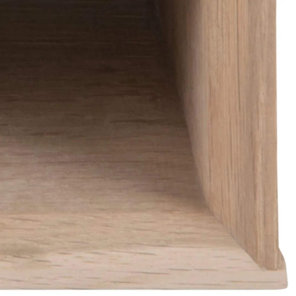 TROGON Table de chevet murale 1 tiroir, 1 niche en bois