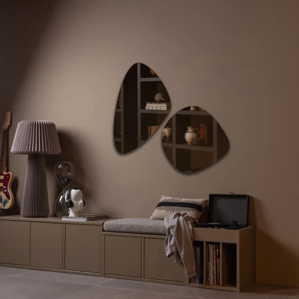 TURNER Meuble TV 3 portes en bois L120cm
