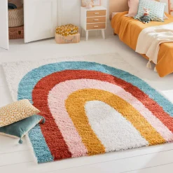 TUTTI Tapis à motif arc-en-ciel