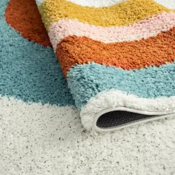 TUTTI Tapis à motif arc-en-ciel
