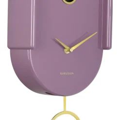 TWEET Horloge murale en métal avec coucou